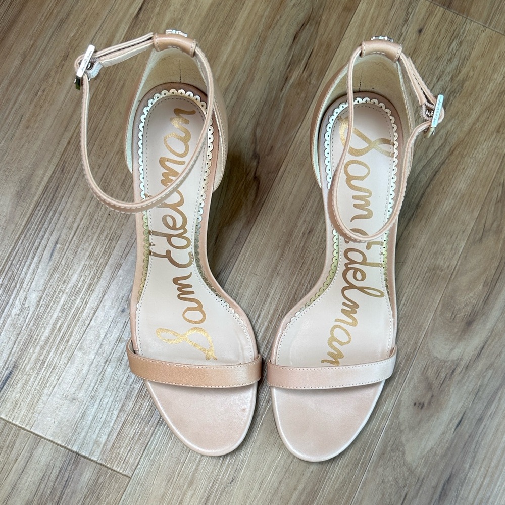 Sam Edelman Patti Nude Dress Sandals - Picture 4 of 9